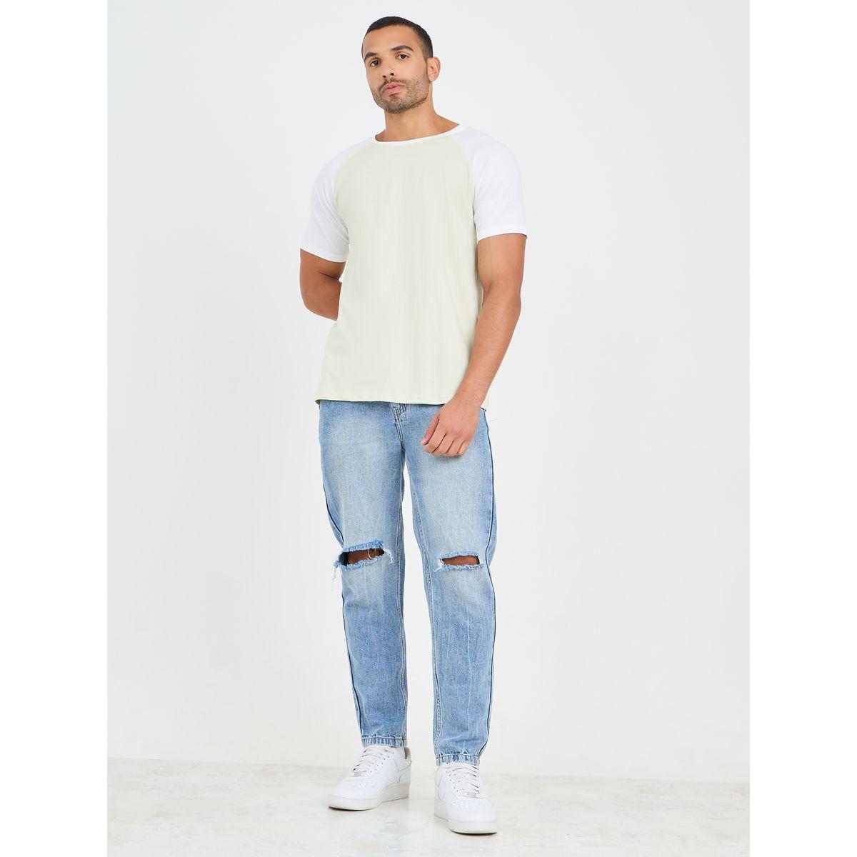 Styli Raglan Short Sleeves Colorblock Crew Neck T-Shirt-men-clothing-tshirtsandpolos-tshirts-image-2