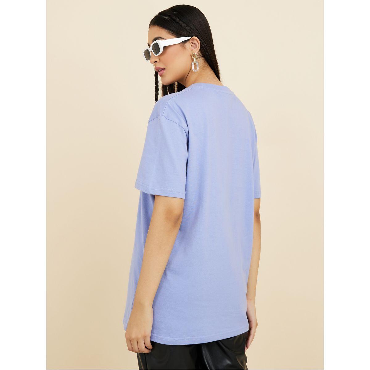 تيشيرت بقصة واسعة واكمام قصيرة-women-clothing-tshirts-image-4