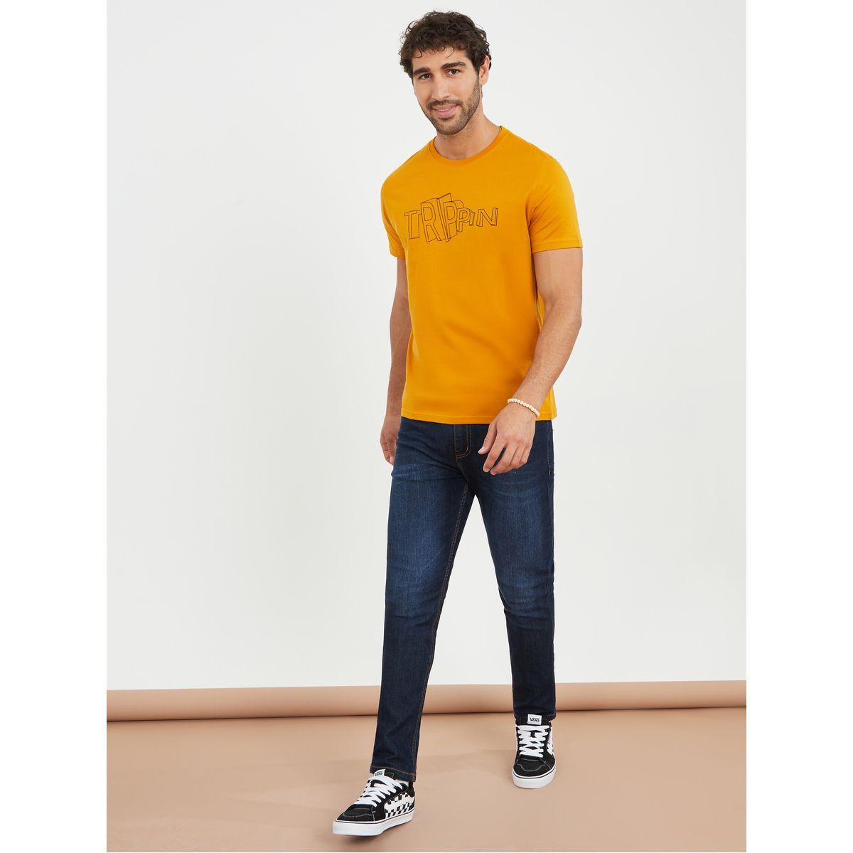 Styli Pack of 2 - Slogan Print Regular Fit T-Shirt-men-clothing-tshirtsandpolos-tshirts-image-3