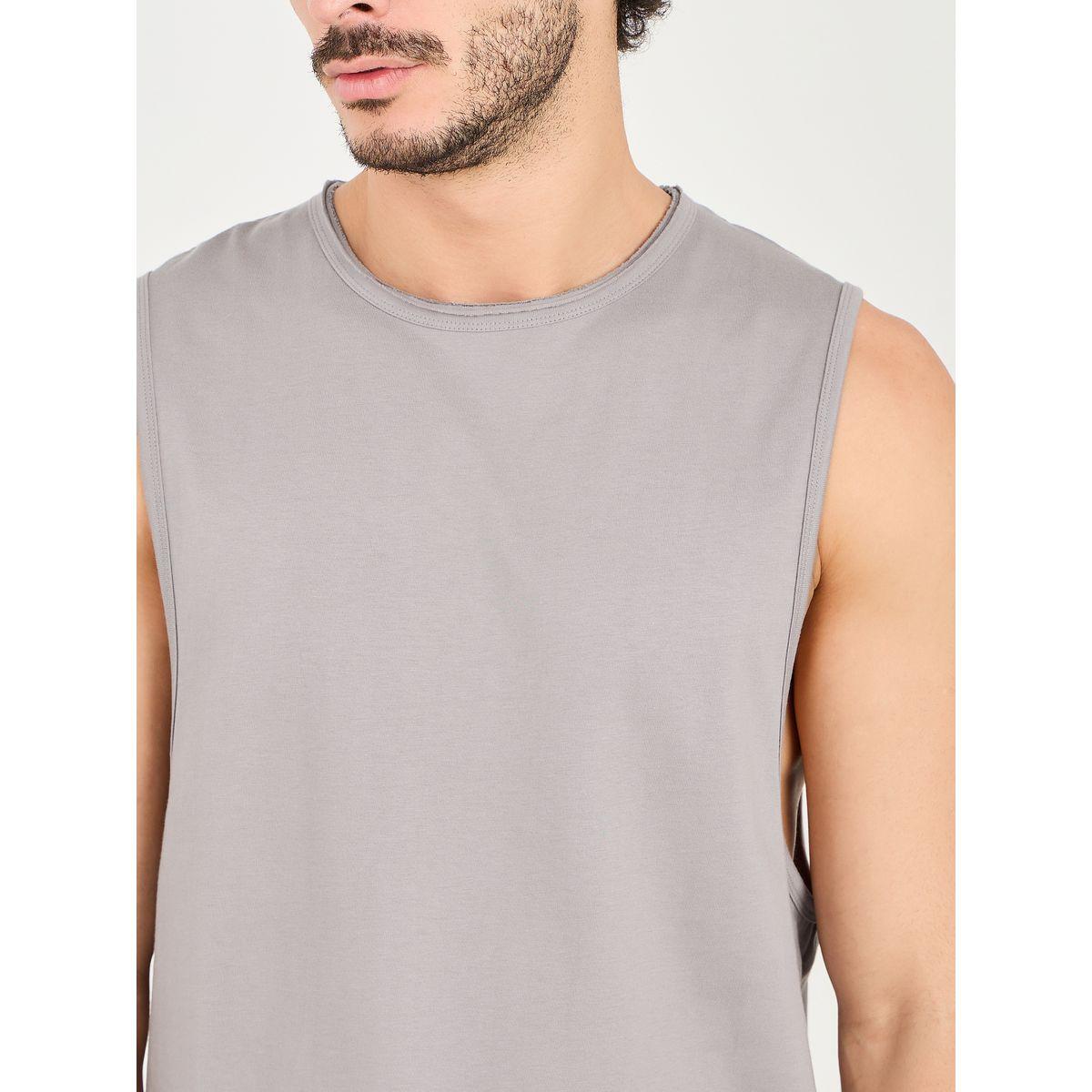 Styli Solid Dropped Armhole Vest-men-clothing-tshirtsandpolos-tshirts-image-4