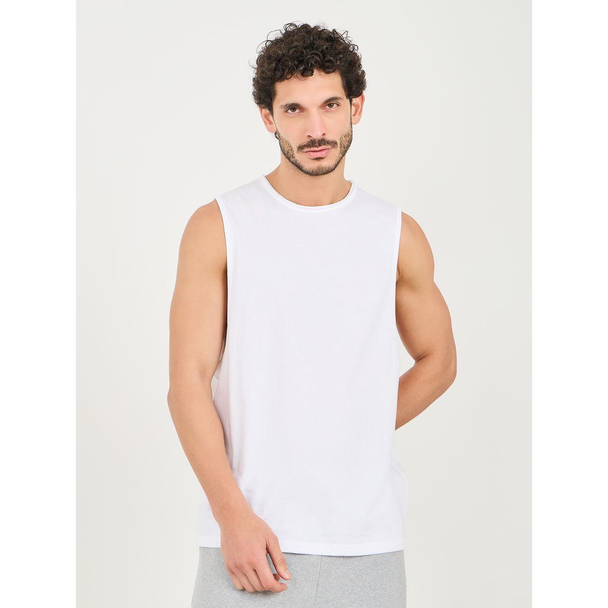 Styli Solid Dropped Armhole Vest-men-clothing-tshirtsandpolos-tshirts-image-1