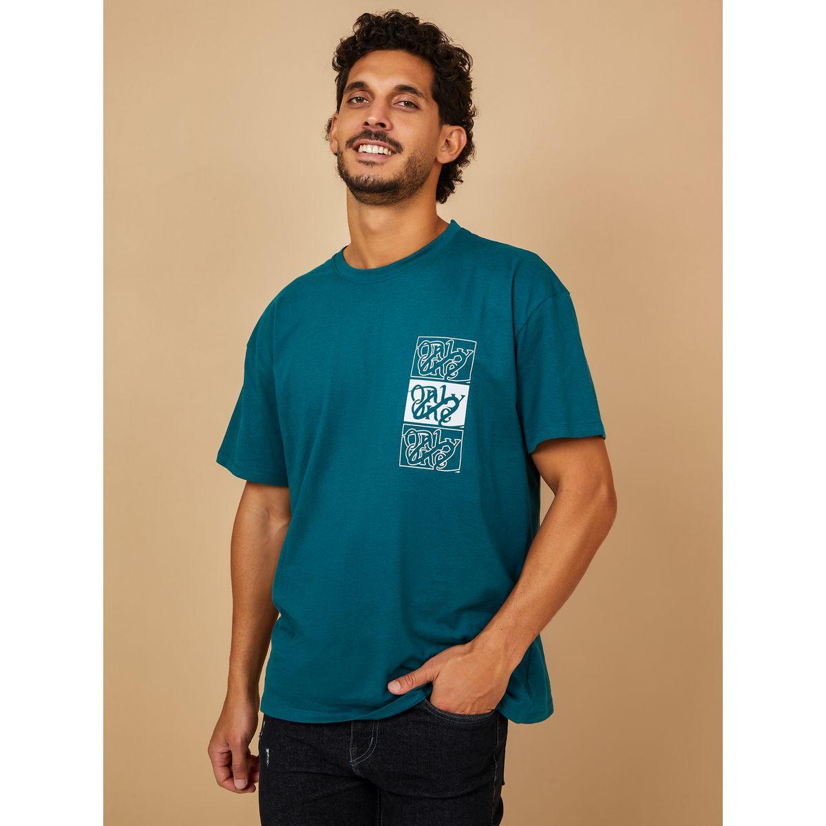 Styli Chest Graphic Print Oversized T-Shirt-men-clothing-tshirtsandpolos-tshirts-image-1