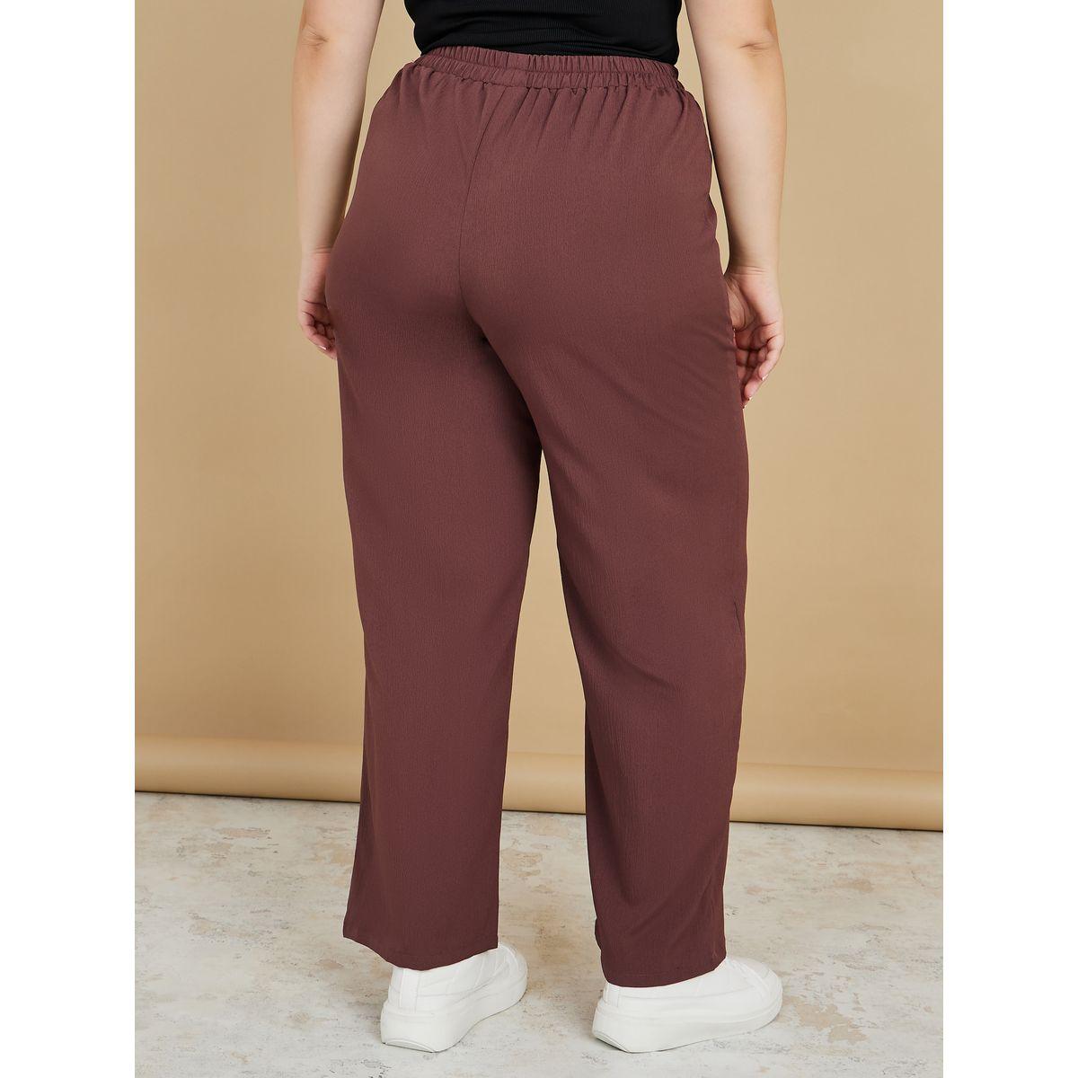 بنطال بقصة واسعة وياقة عالية-women-clothing-bottoms-trousers-image-4