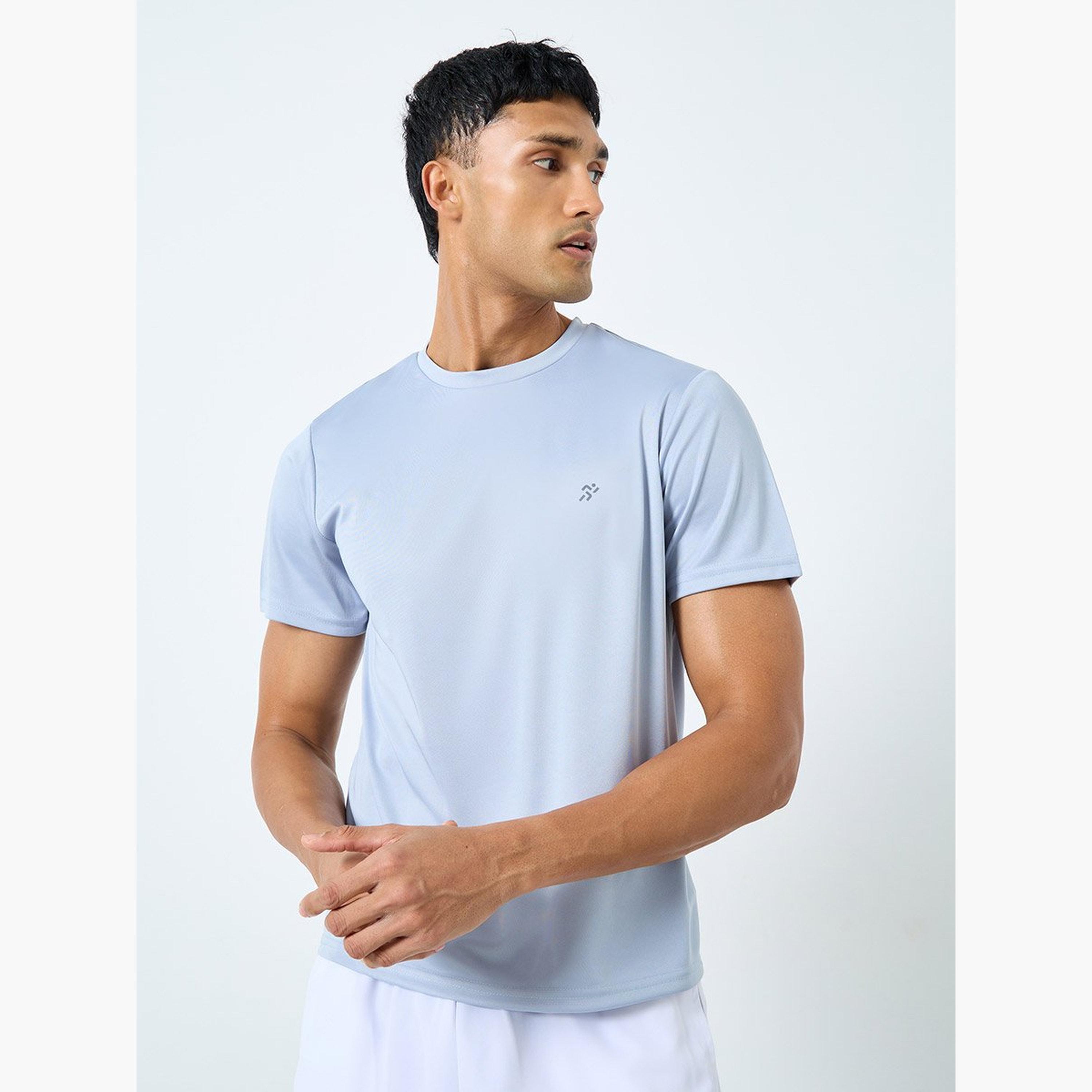 Styli Regular Dry Fit Active T-Shirt with Logo Detail-men-clothing-sportswearandactivewear-tshirtsandpolos-image-1
