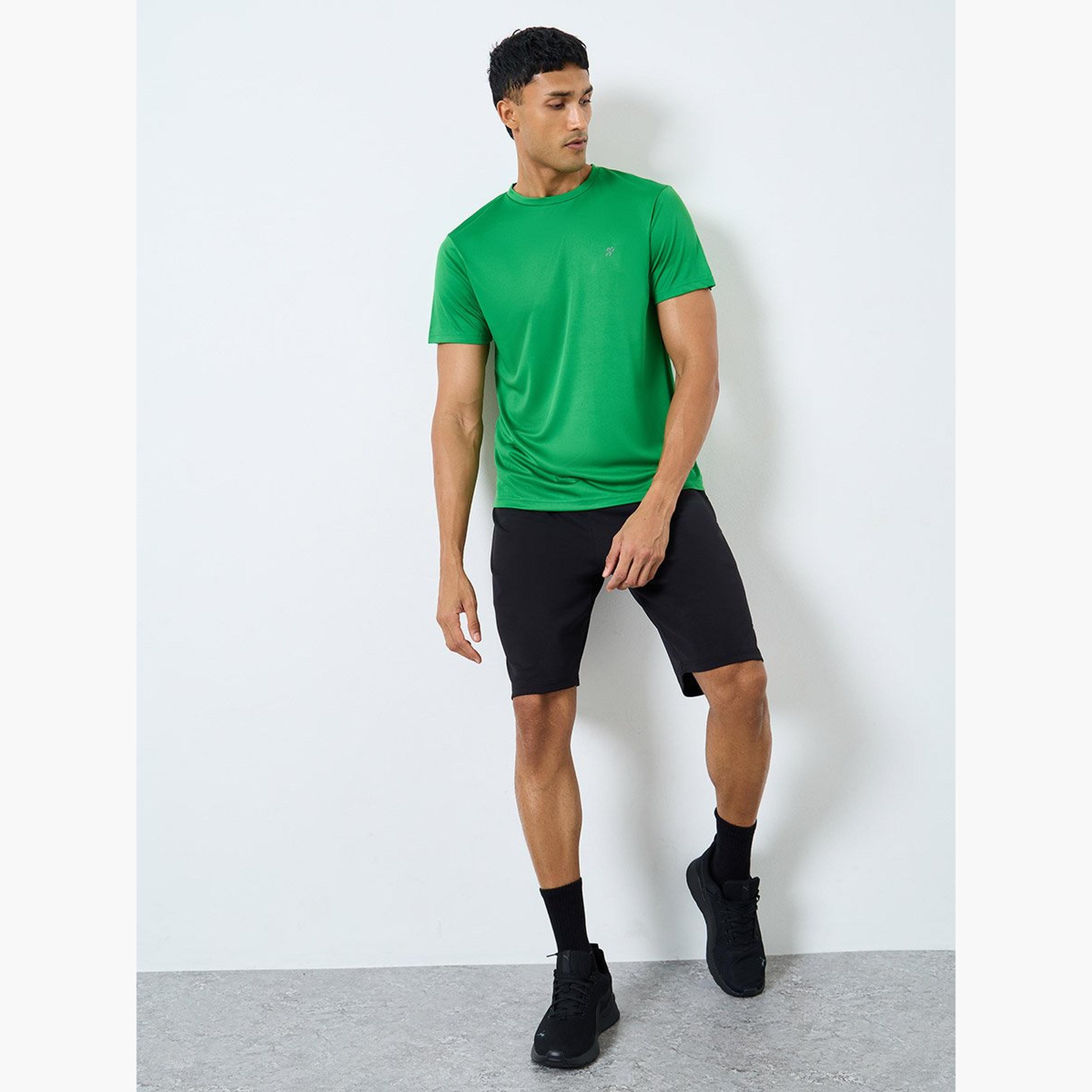Styli Regular Dry Fit Active T-Shirt with Logo Detail-men-clothing-sportswearandactivewear-tshirtsandpolos-image-2