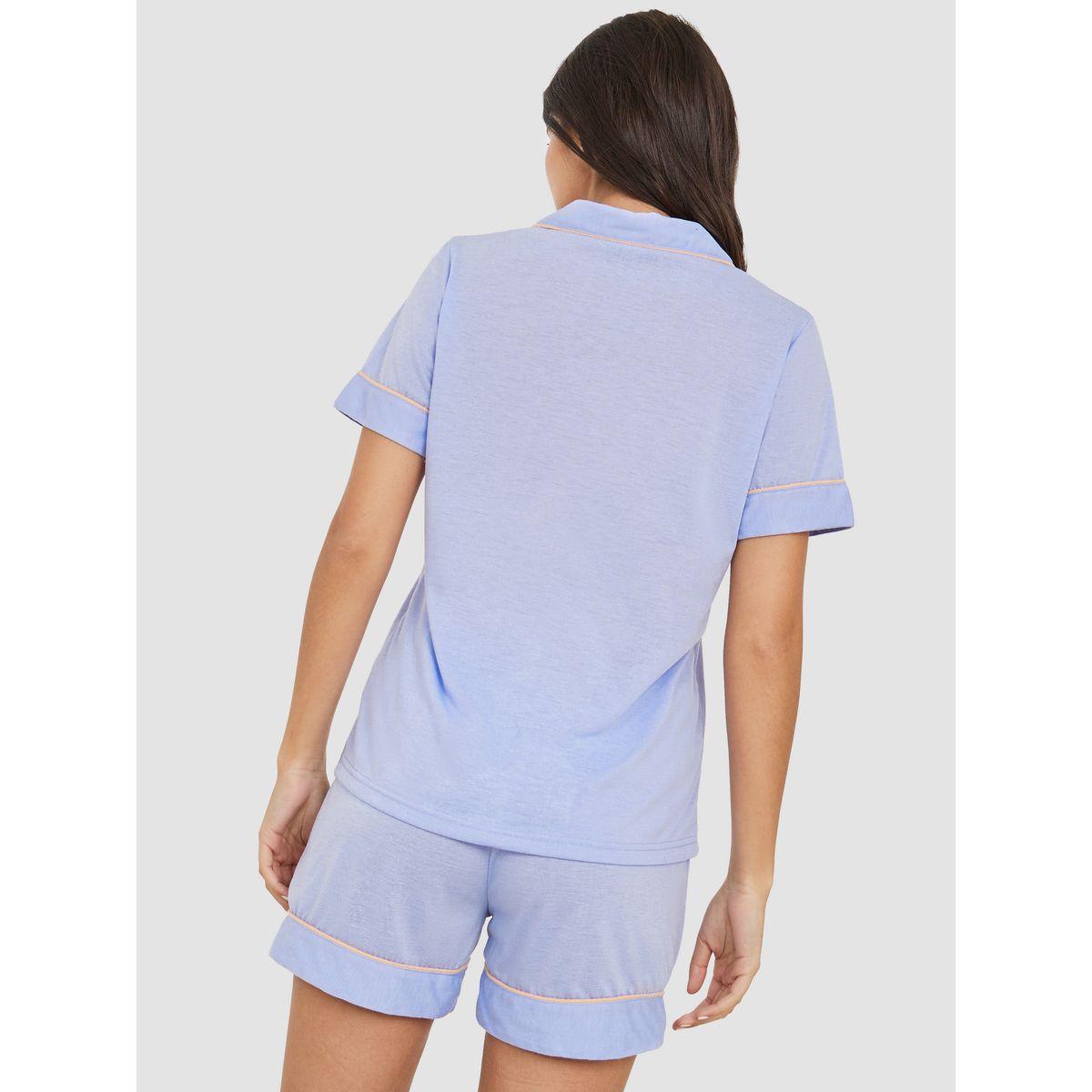طقم من ( شورت + بلوزة )-women-clothing-nightwear-pyjamas-shortsets-image-5