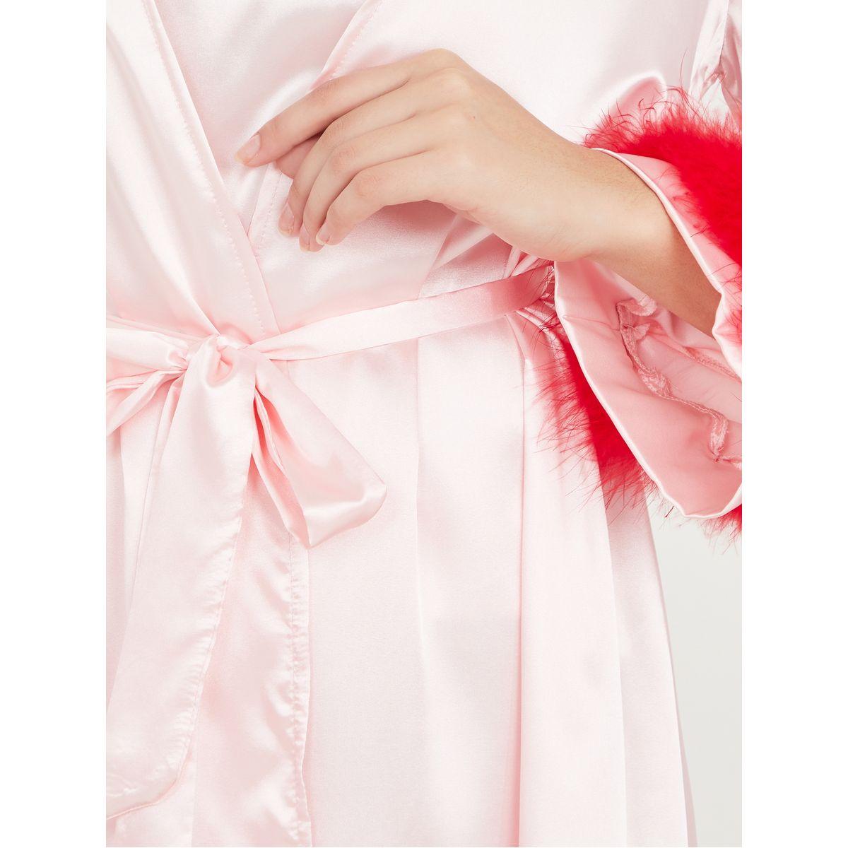 مجموعة من 3 ( بلوزة كامي + بنطال + روب )-women-clothing-nightwear-pyjamas-longsets-image-8