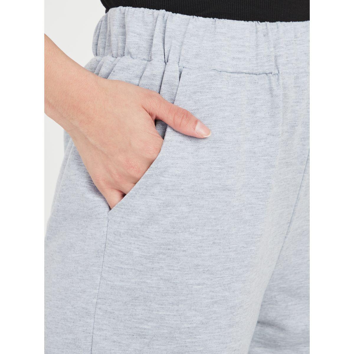 Styli Button Cuff Detail Solid Jogger-women-clothing-bottoms-joggers-image-4
