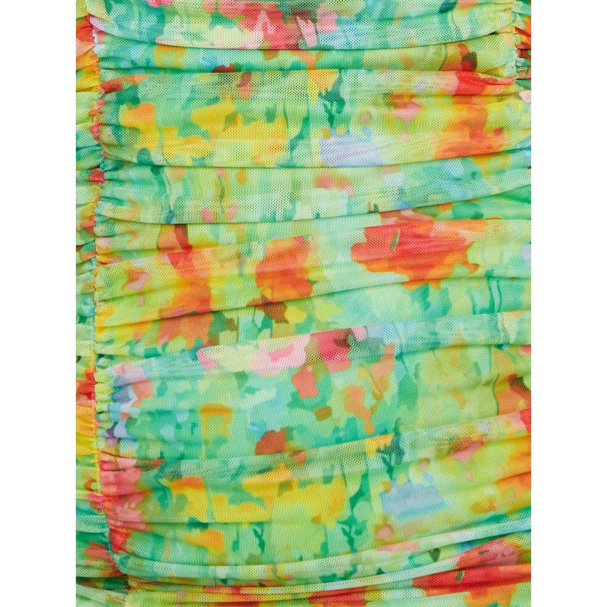 Styli Plus Floral Print Ruched Detail Midi Dress-women-clothing-dresses-image-3