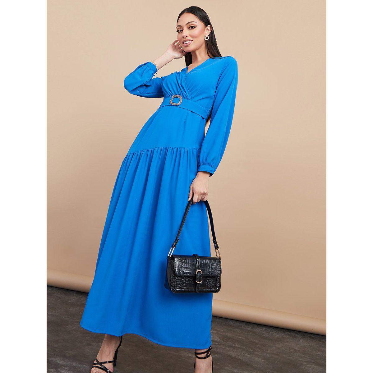 فستان طويل بخصر منخفض-women-clothing-dresses-image-1