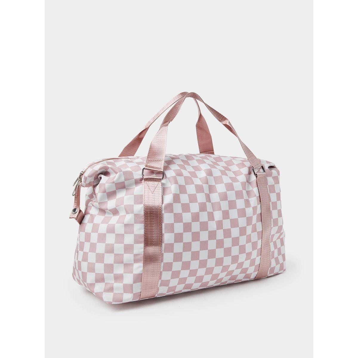شنطة رياضية مطبعة بمربعات-women-bagsandwallets-handbags-image-1