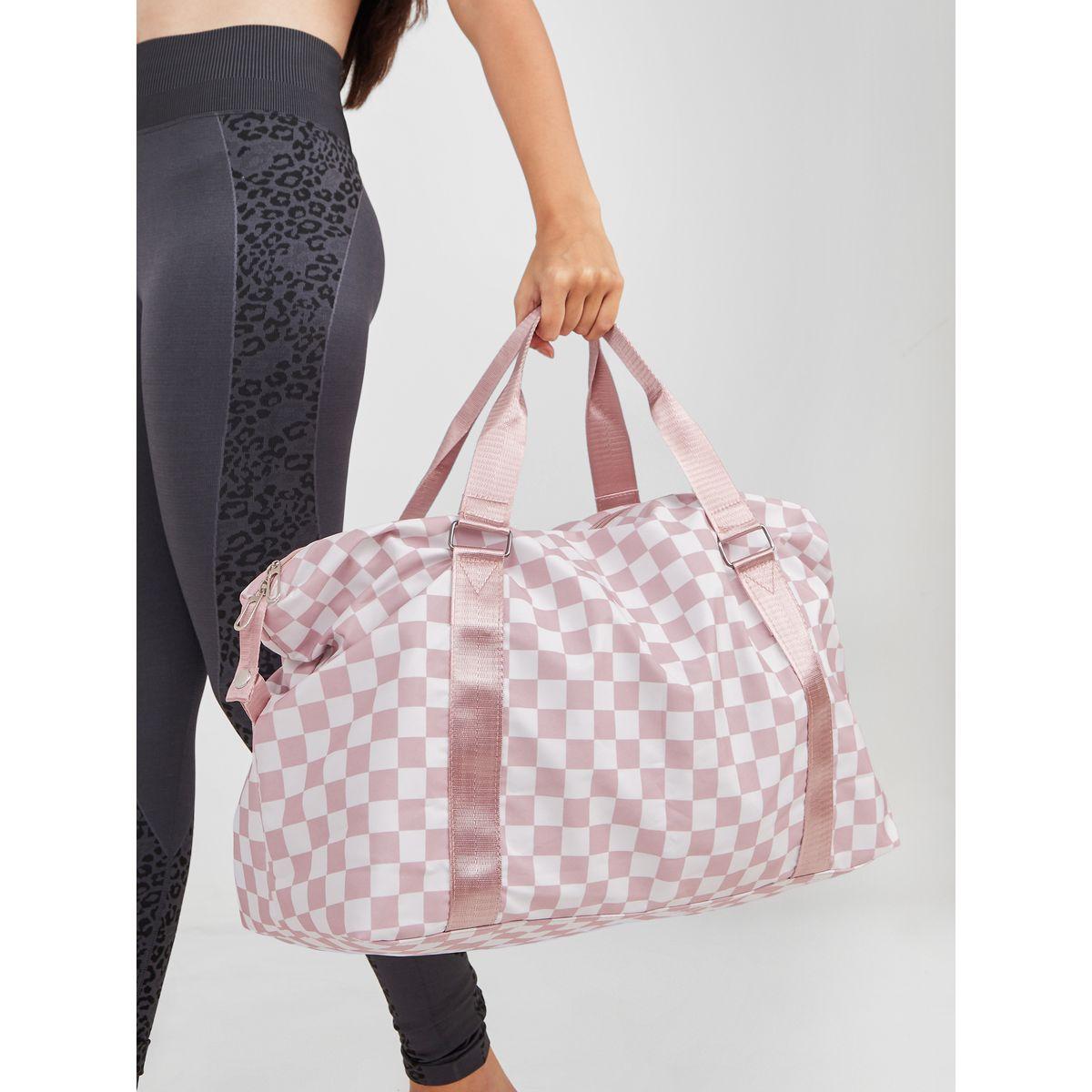 شنطة رياضية مطبعة بمربعات-women-bagsandwallets-handbags-image-2