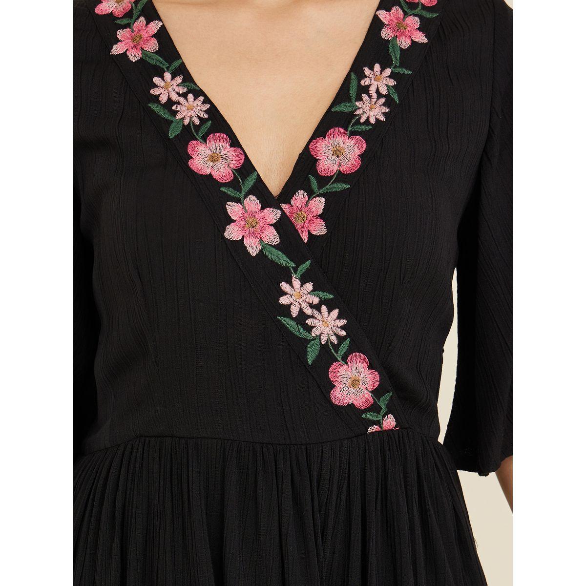 فستان طويل باكمام قصيرة-women-clothing-dresses-image-3