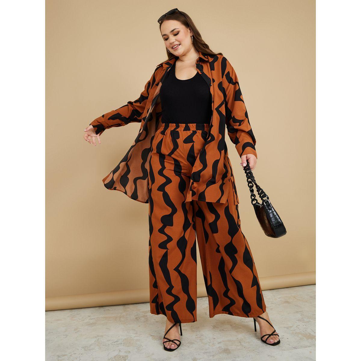 Styli Plus Abstract Print Wide Leg Trouser-women-clothing-bottoms-trousers-image-2