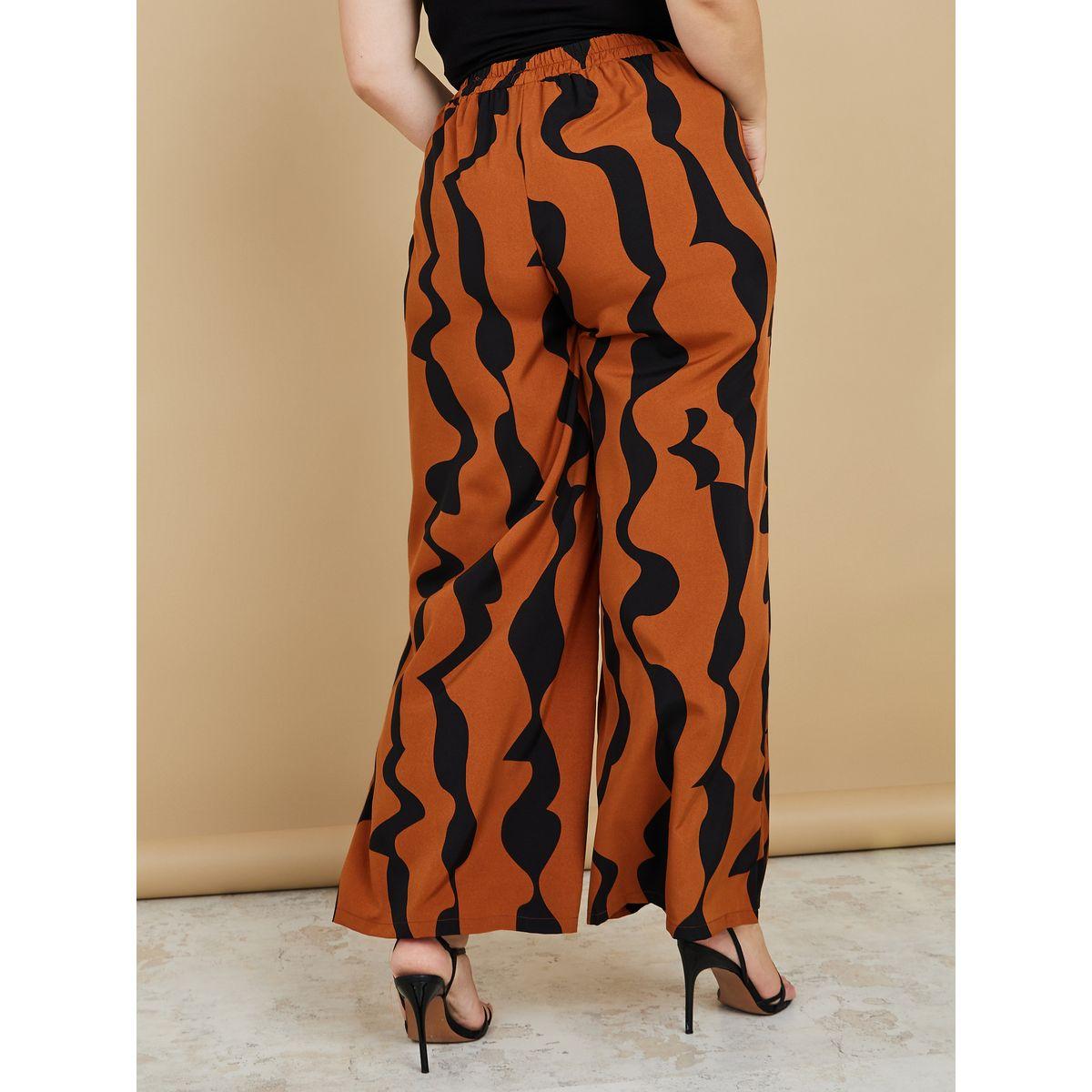 Styli Plus Abstract Print Wide Leg Trouser-women-clothing-bottoms-trousers-image-4