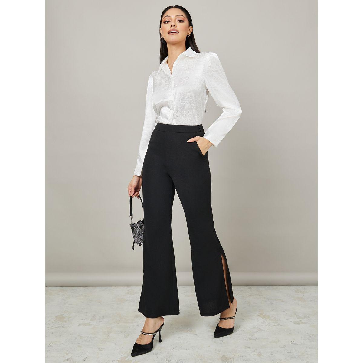 Styli Long Sleeves Textured Jacquard Regular Fit Shirt-women-clothing-shirtsandblouses-shirts-image-2