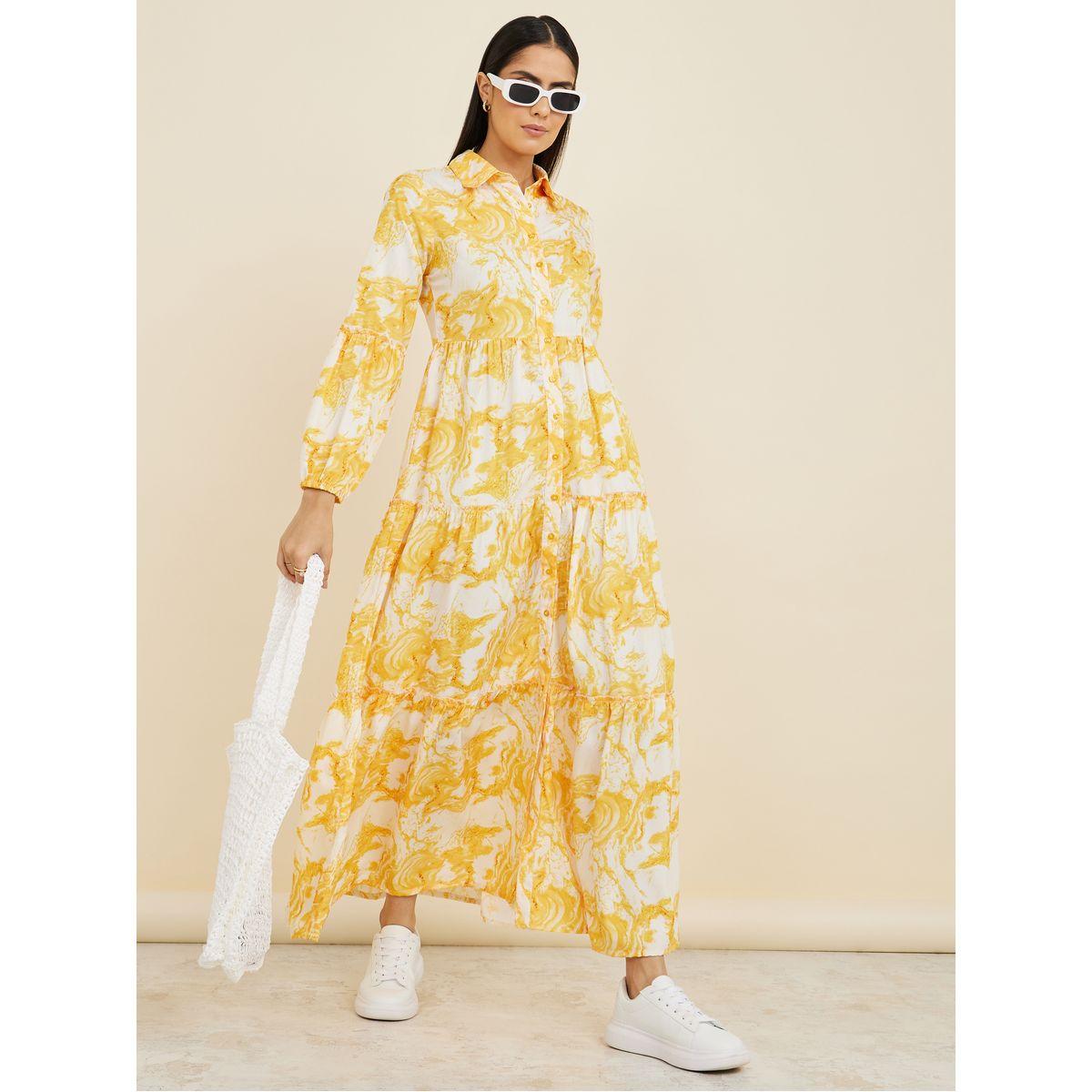 فستان طويل مزين بكسرات-women-clothing-dresses-image-1