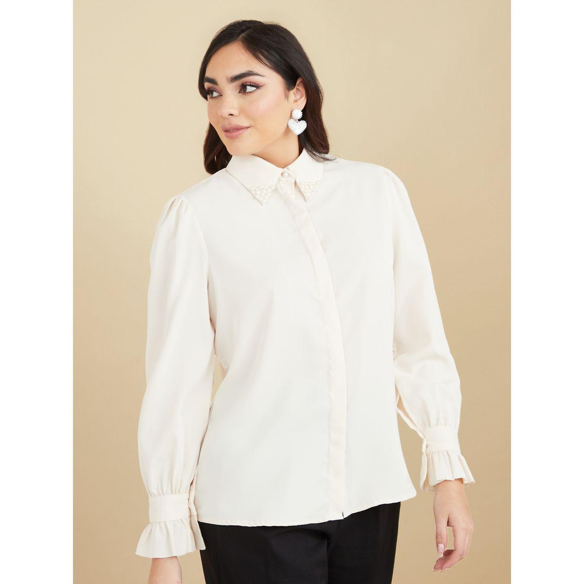 بلوزة بأزرار بنمط لؤلؤ صناعي-women-clothing-shirtsandblouses-shirts-image-4