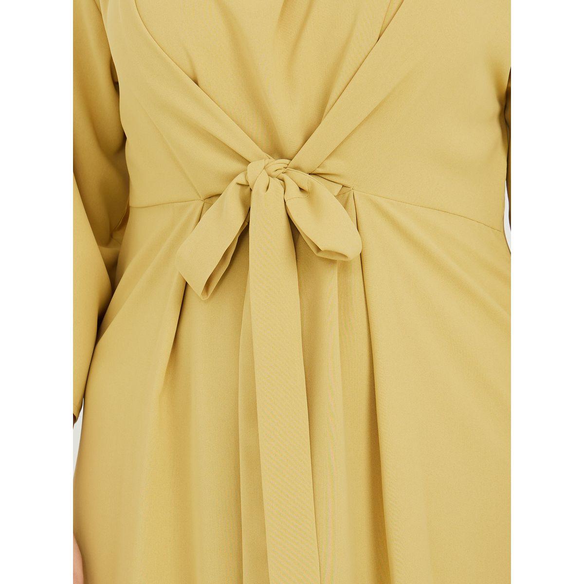 فستان ميدي بربطة خصر امامية-women-clothing-dresses-image-3