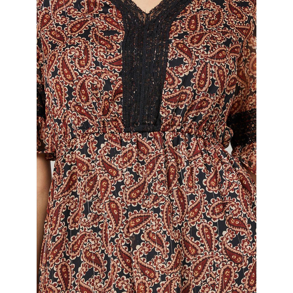 Styli Paisley Print Lace Insert A-Line Midi Dress-women-clothing-dresses-image-3