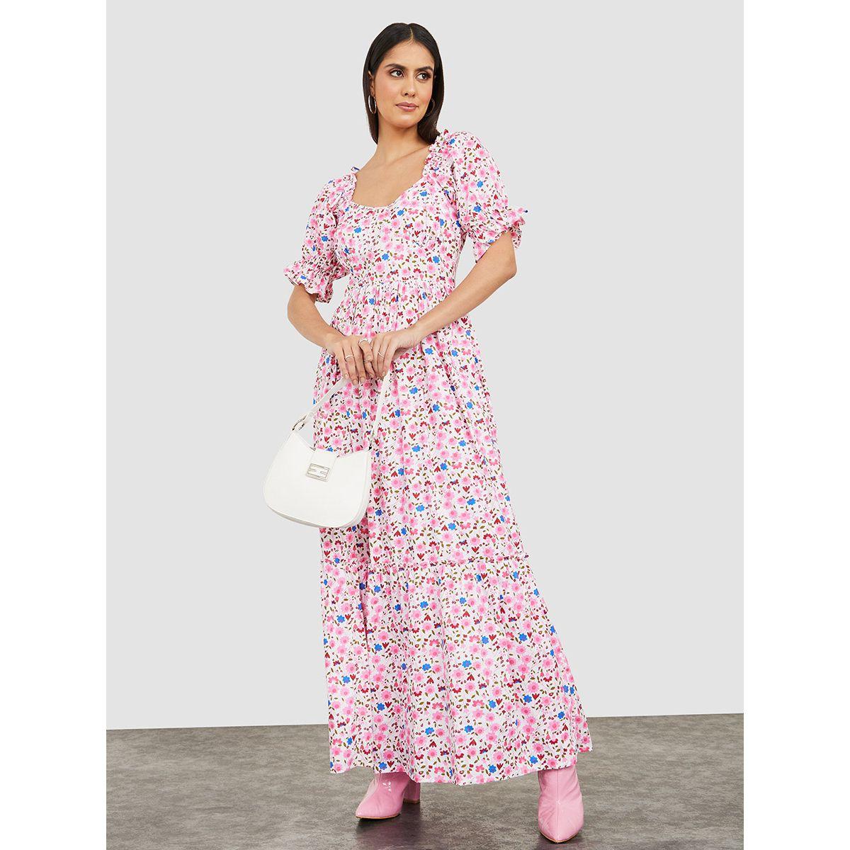 فستان طويل مطبع بزهور-women-clothing-dresses-image-2