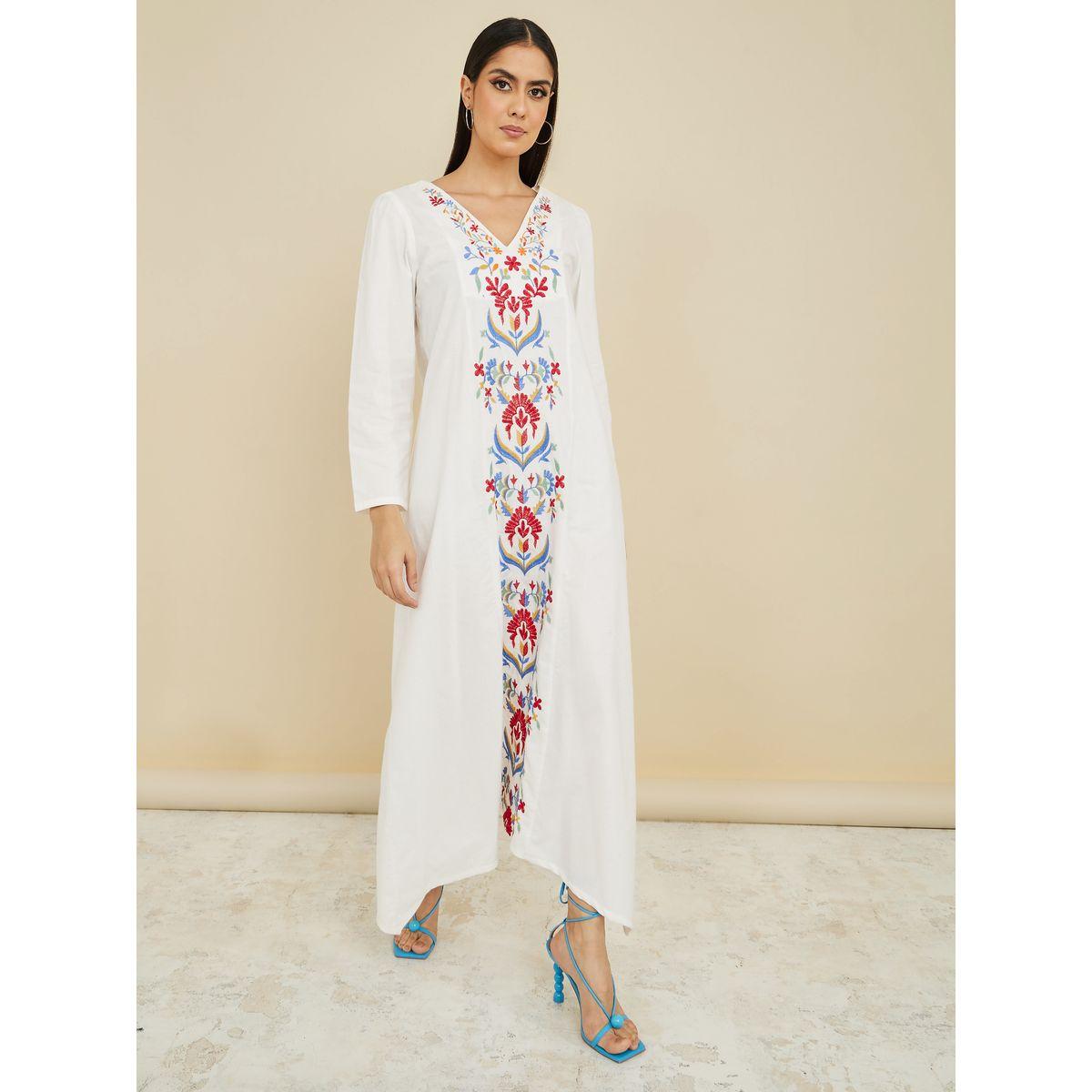 فستان طويل باكمام طويلة-women-clothing-dresses-image-1