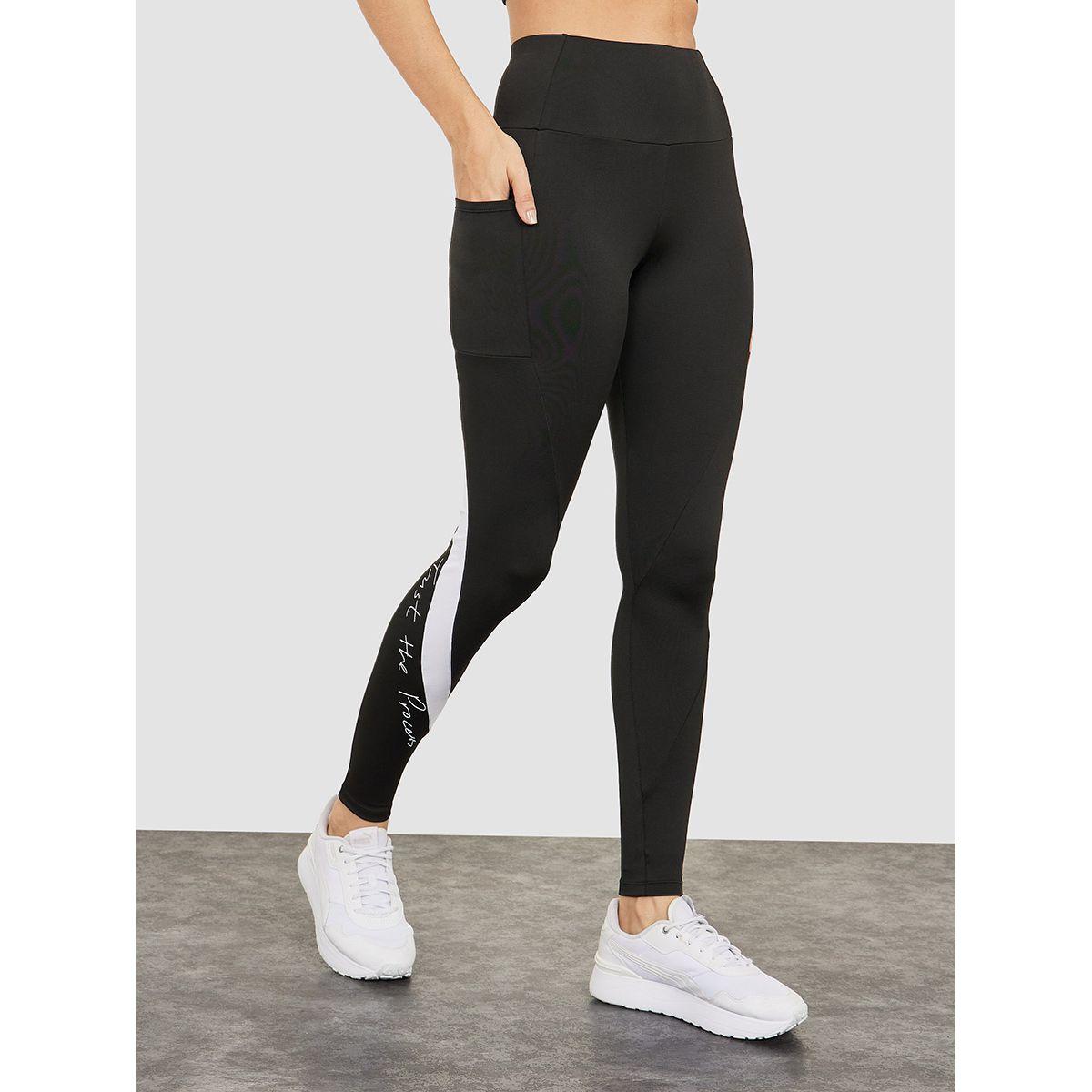 Styli Active Sie Slant Stripe Slogan Print Active Leggings-women-clothing-sportswearandactivewear-bottoms-image-1