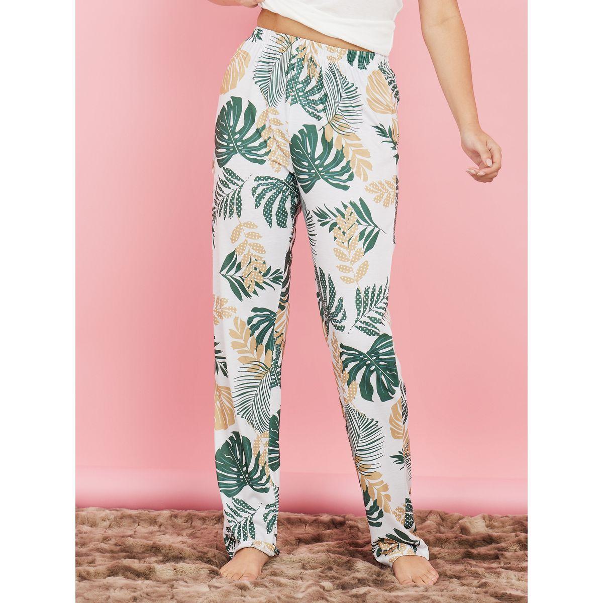 طقم بيجاما من ( تيشيرت + بنطال )-women-clothing-nightwear-pyjamas-longsets-image-4