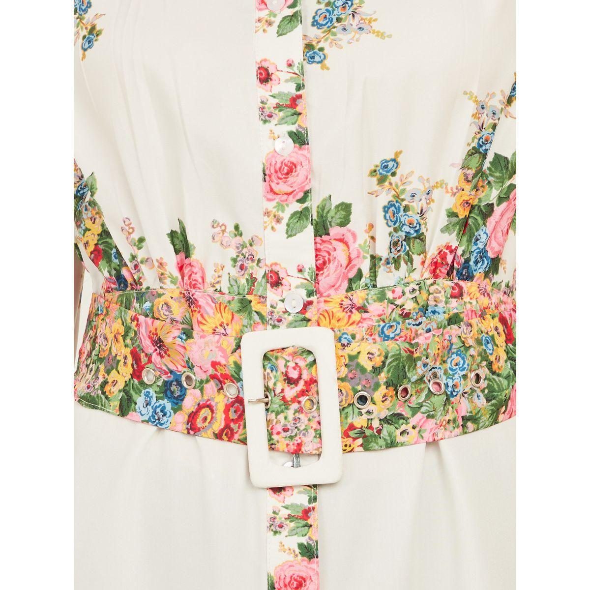 فستان ميدي مطبع بزهور مع حزام-women-clothing-dresses-image-3