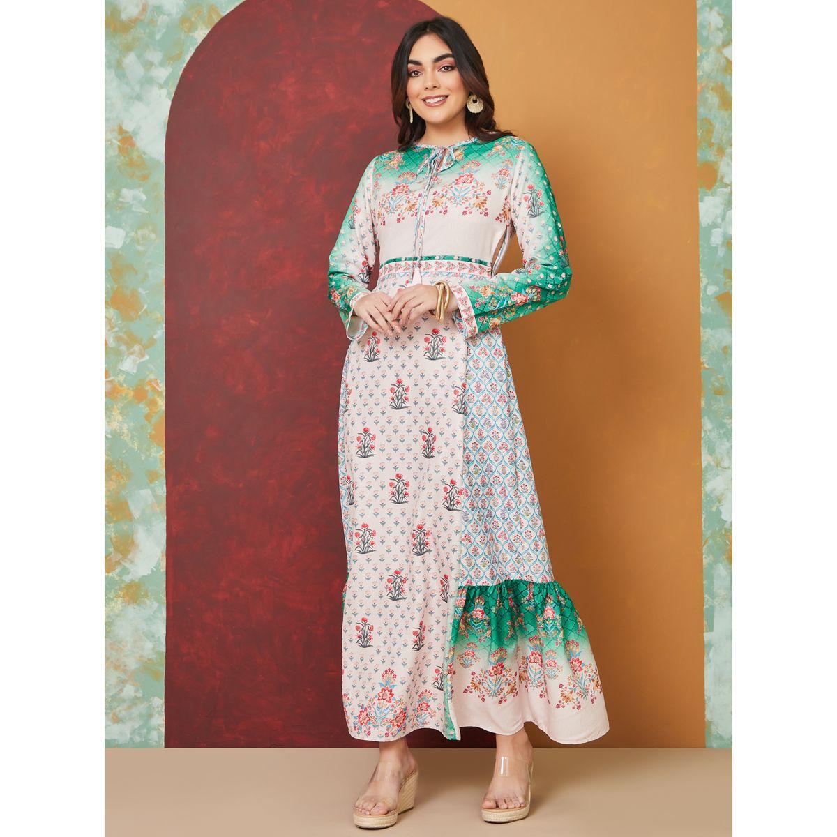 فستان طويل مطبع بزهور-women-clothing-dresses-image-1