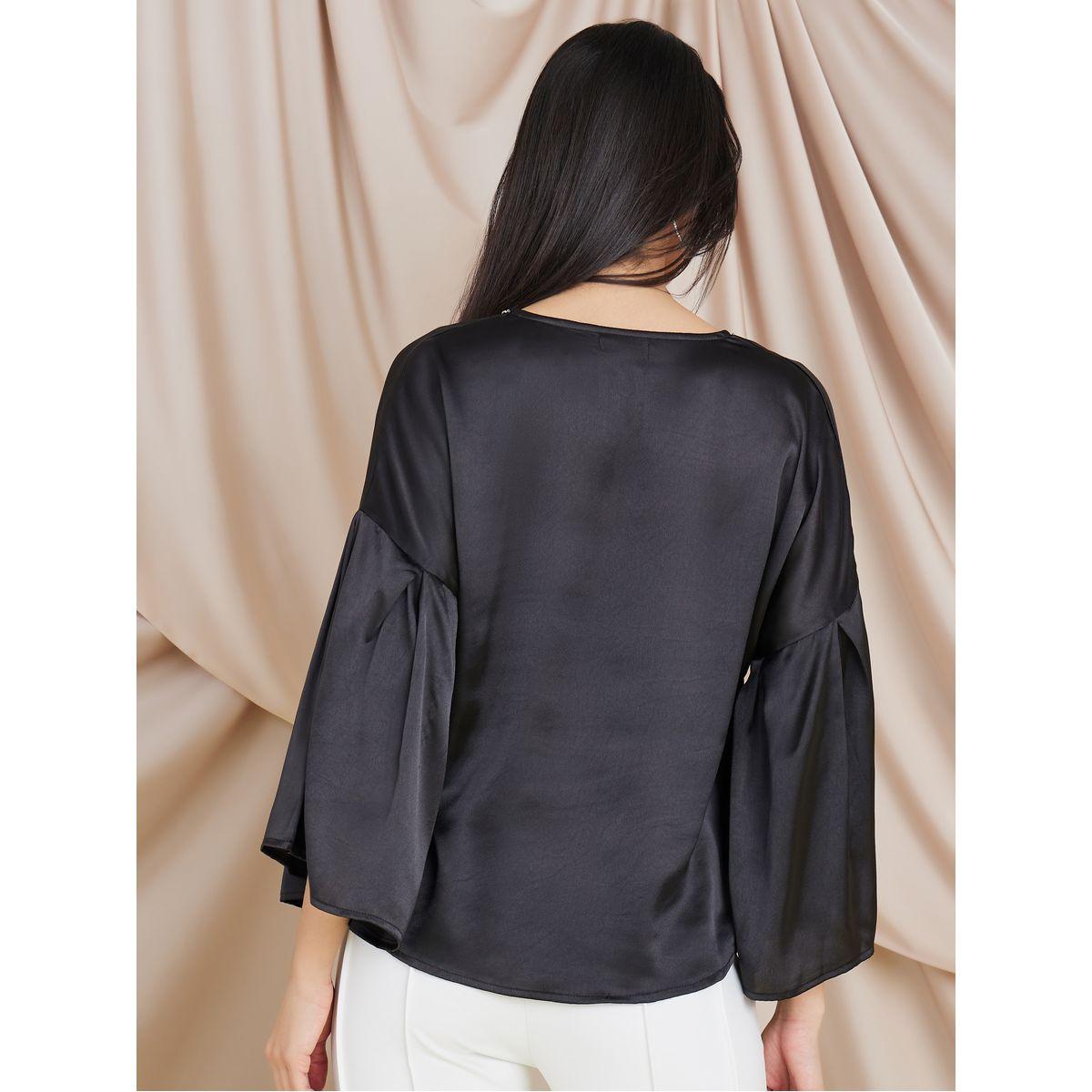 بلوزة ساتان بأكمام مزينة بكشكشة-women-clothing-shirtsandblouses-blouses-image-5