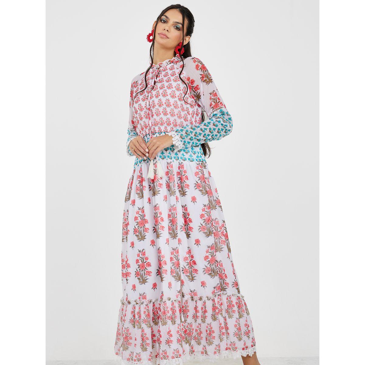 Styli Floral AOP Maxi Dress-women-clothing-dresses-image-1