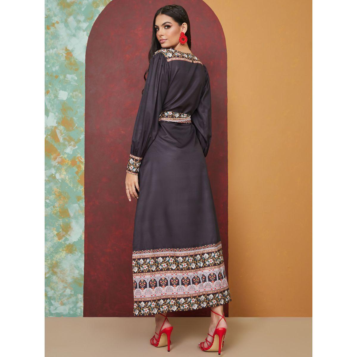 Styli Floral Border Print Wrap Maxi Dress-women-clothing-dresses-image-4