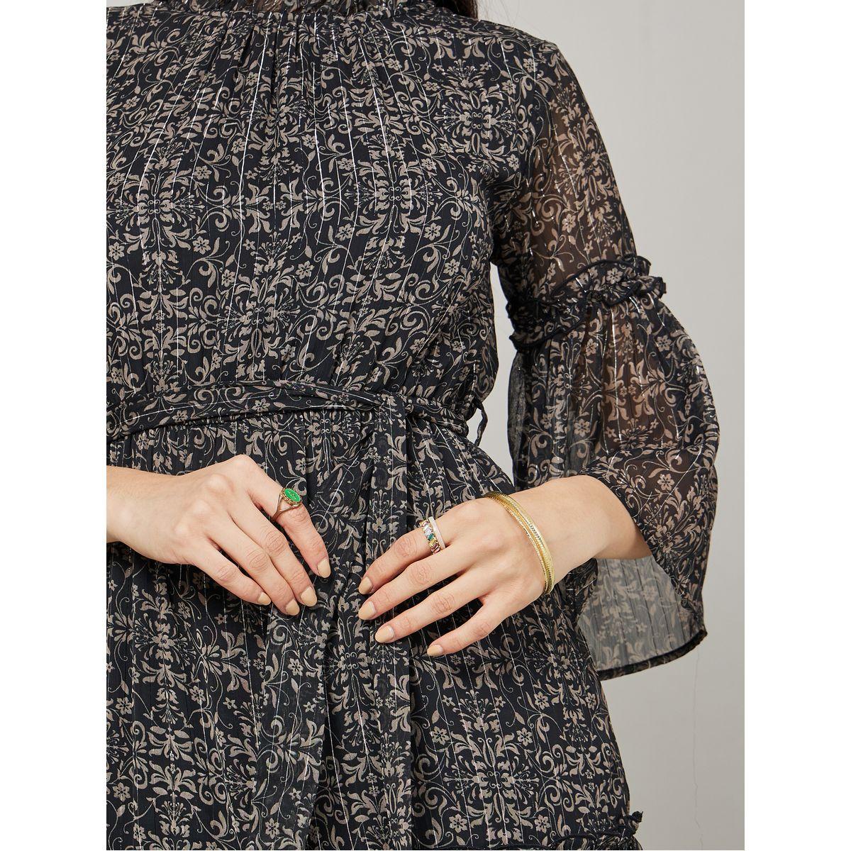 Styli Bell Sleeves Floral Print A-Line Maxi Dress-women-clothing-dresses-image-3