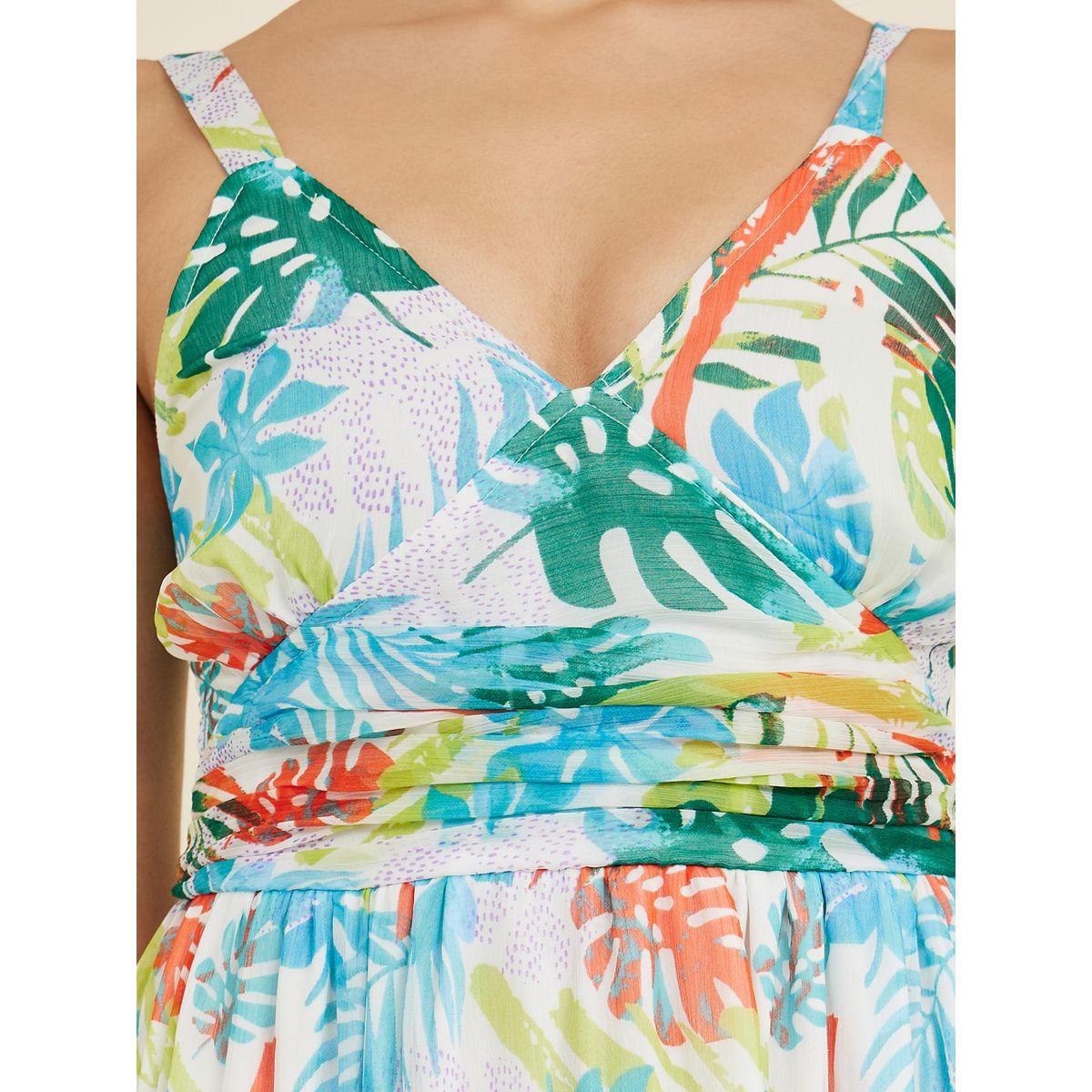 Styli Strappy Tropical Print Tiered Maxi Dress-women-clothing-dresses-image-3