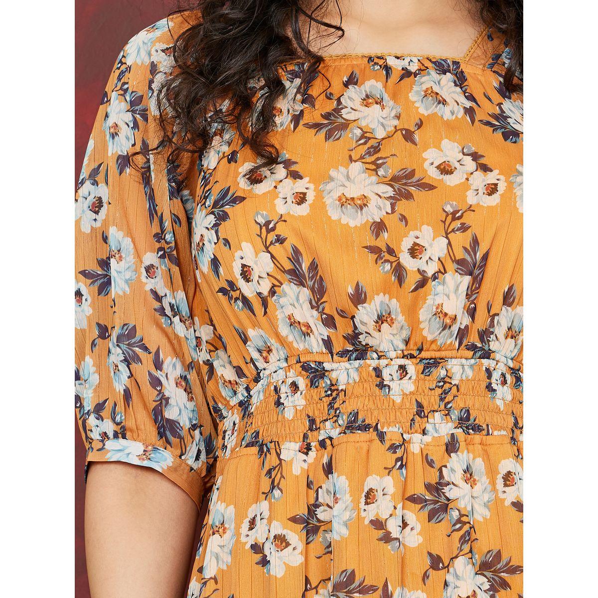 Styli Floral Print Lace Detail Maxi Dress-women-clothing-dresses-image-3