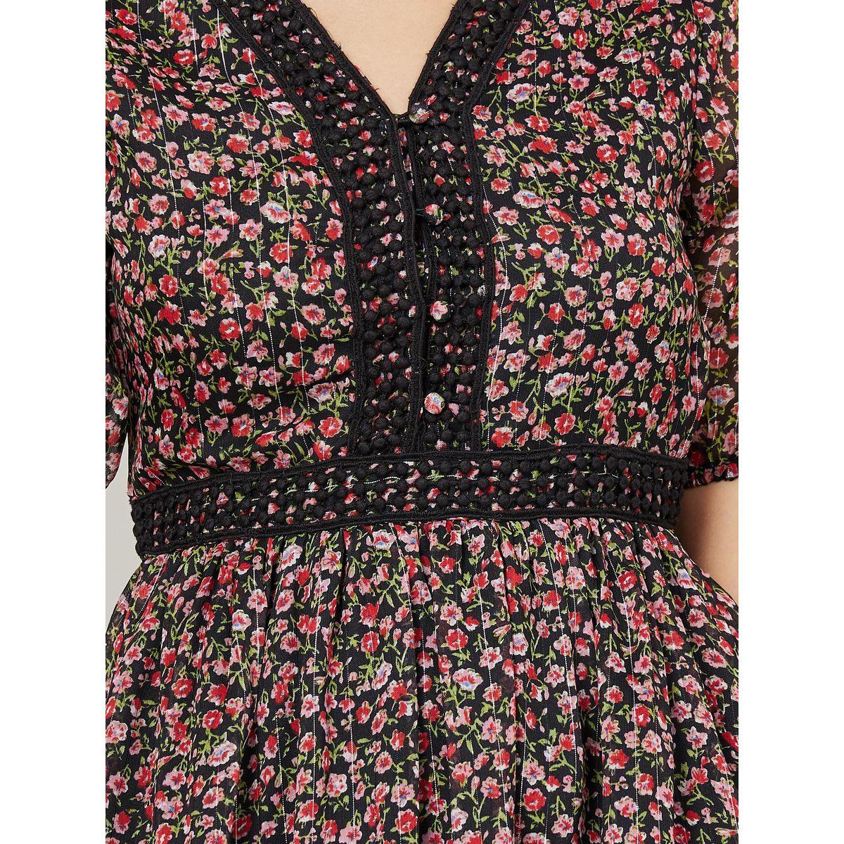 Styli Short Sleeves Floral Print A-Line Midi Dress-women-clothing-dresses-image-3