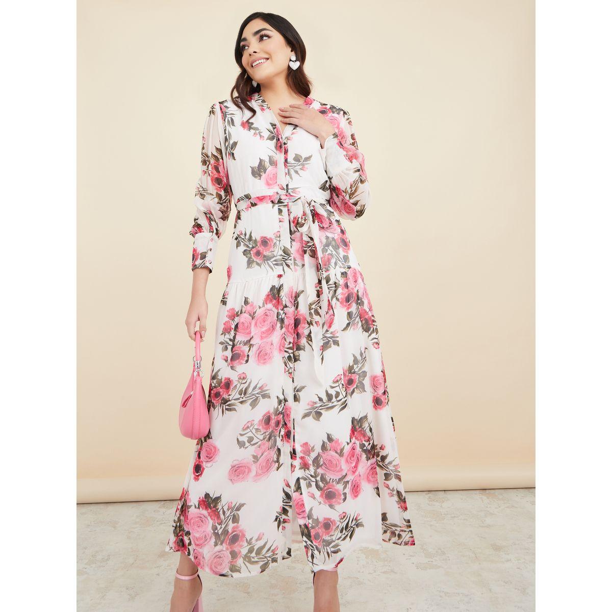 فستان طويل مطبع بزهور-women-clothing-dresses-image-2