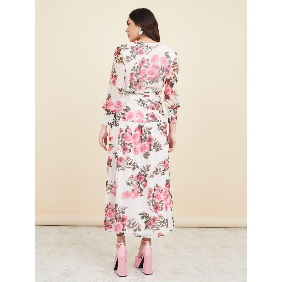 Styli Floral Print Drop Waist A-Line Maxi Dress-women-clothing-dresses-image-4