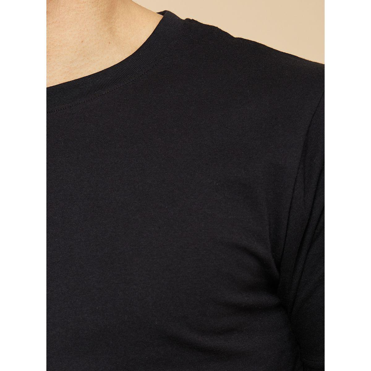 Styli Pack of 2 - Pure Cotton Crew Neck Regular Fit T-Shirt-men-clothing-tshirtsandpolos-tshirts-image-4
