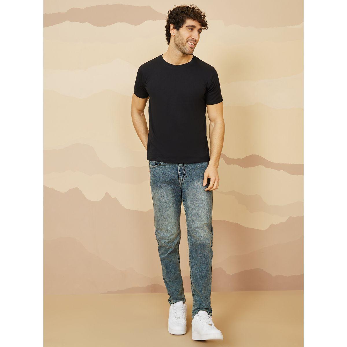 Styli Pack of 5 - Pure Cotton Crew Neck T-Shirt-men-clothing-tshirtsandpolos-tshirts-image-3