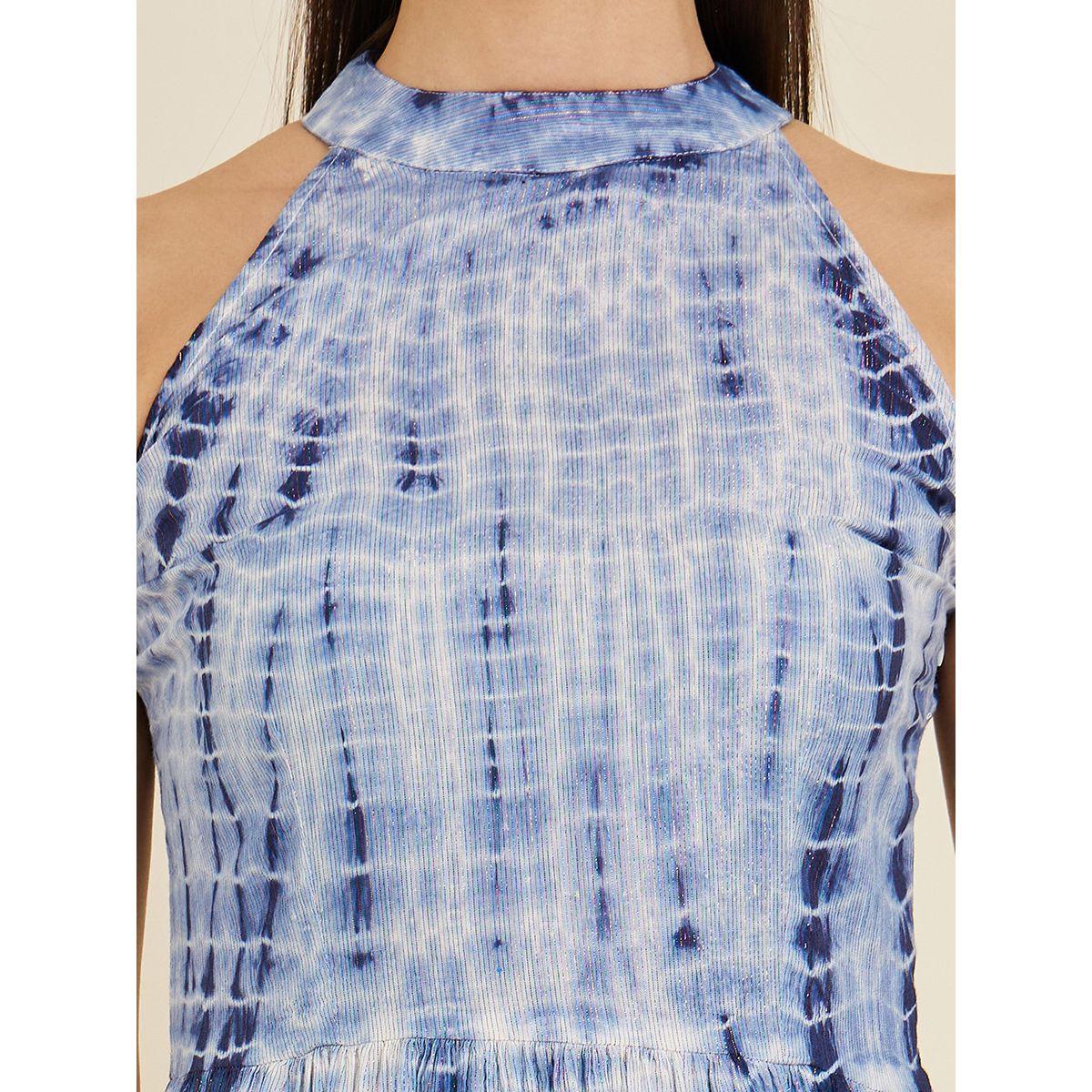 Styli Halter Neck Tie & Dye A-Line Maxi Dress-women-clothing-dresses-image-3