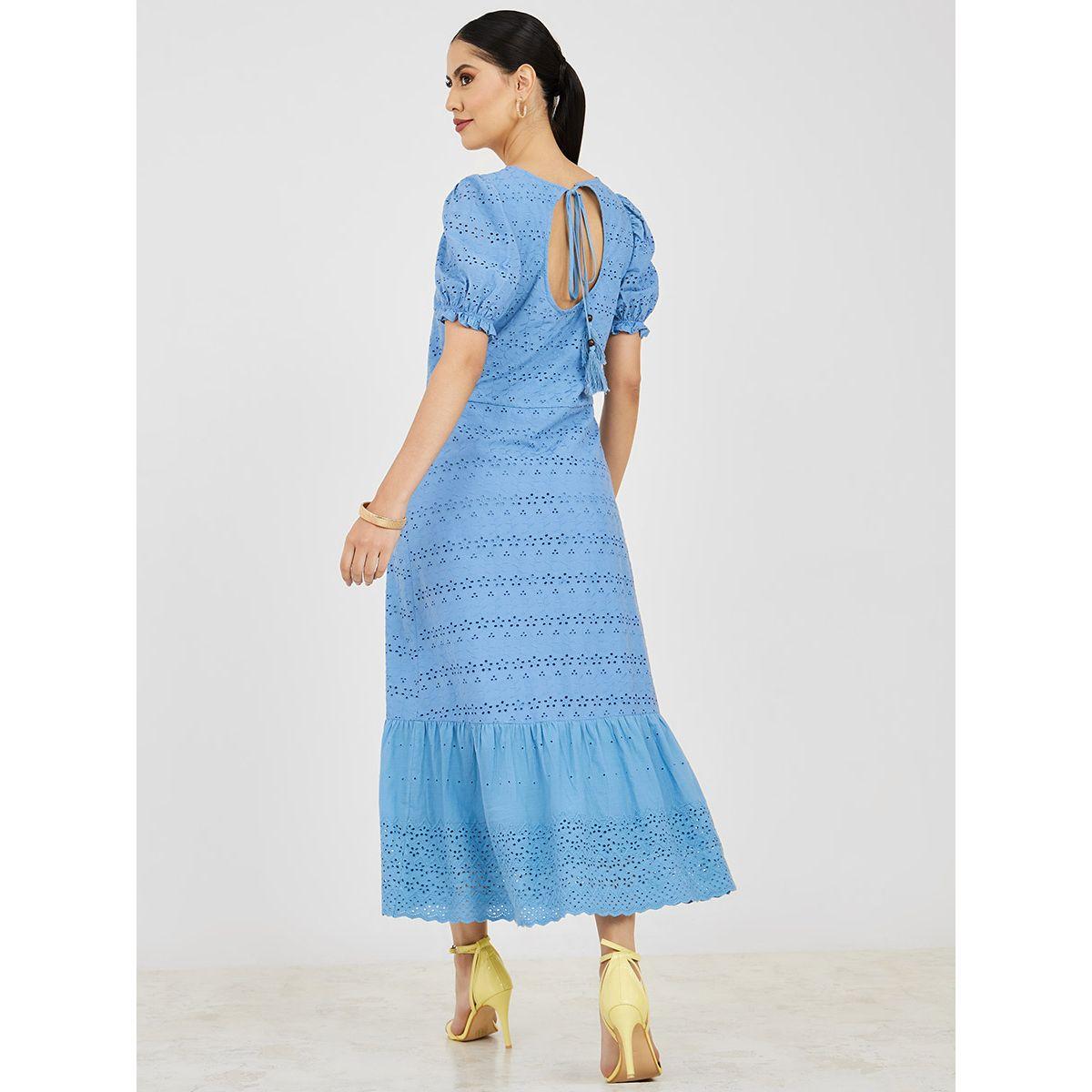 Styli Tie-Up Back Broderie A-Line Midi Dress-women-clothing-dresses-image-4