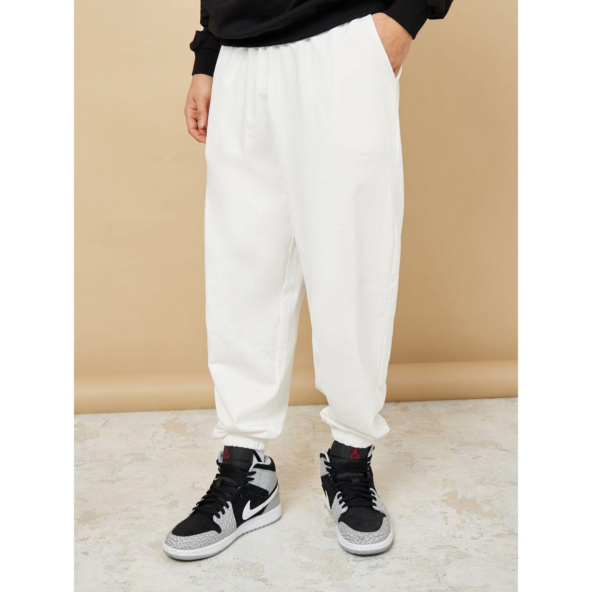 Styli Pack of 2 - Pure Cotton Oversized Joggers-men-clothing-bottoms-joggers-image-2