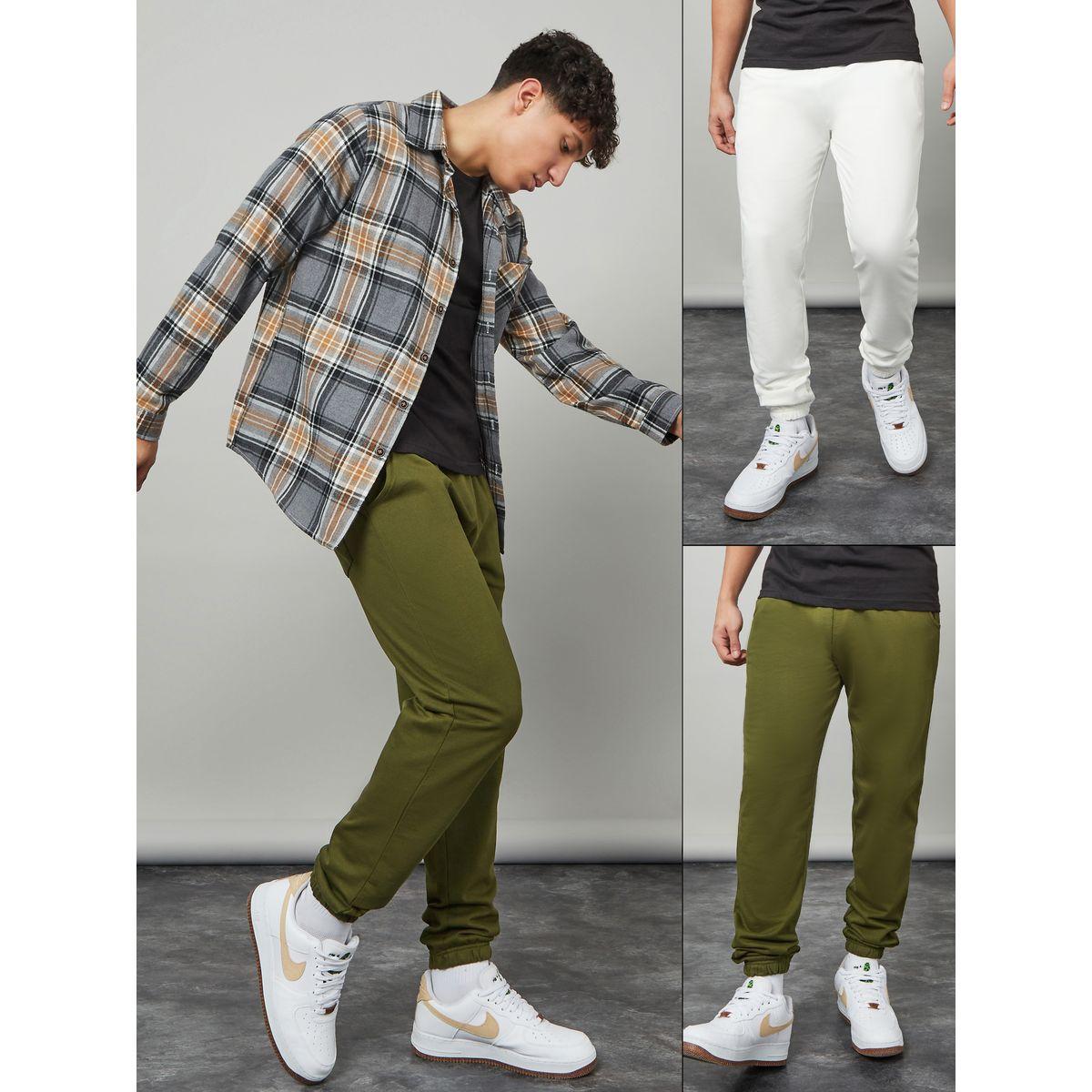 مجموعة من 2 جوغر بقصة سليم فت-men-clothing-bottoms-joggers-image-1