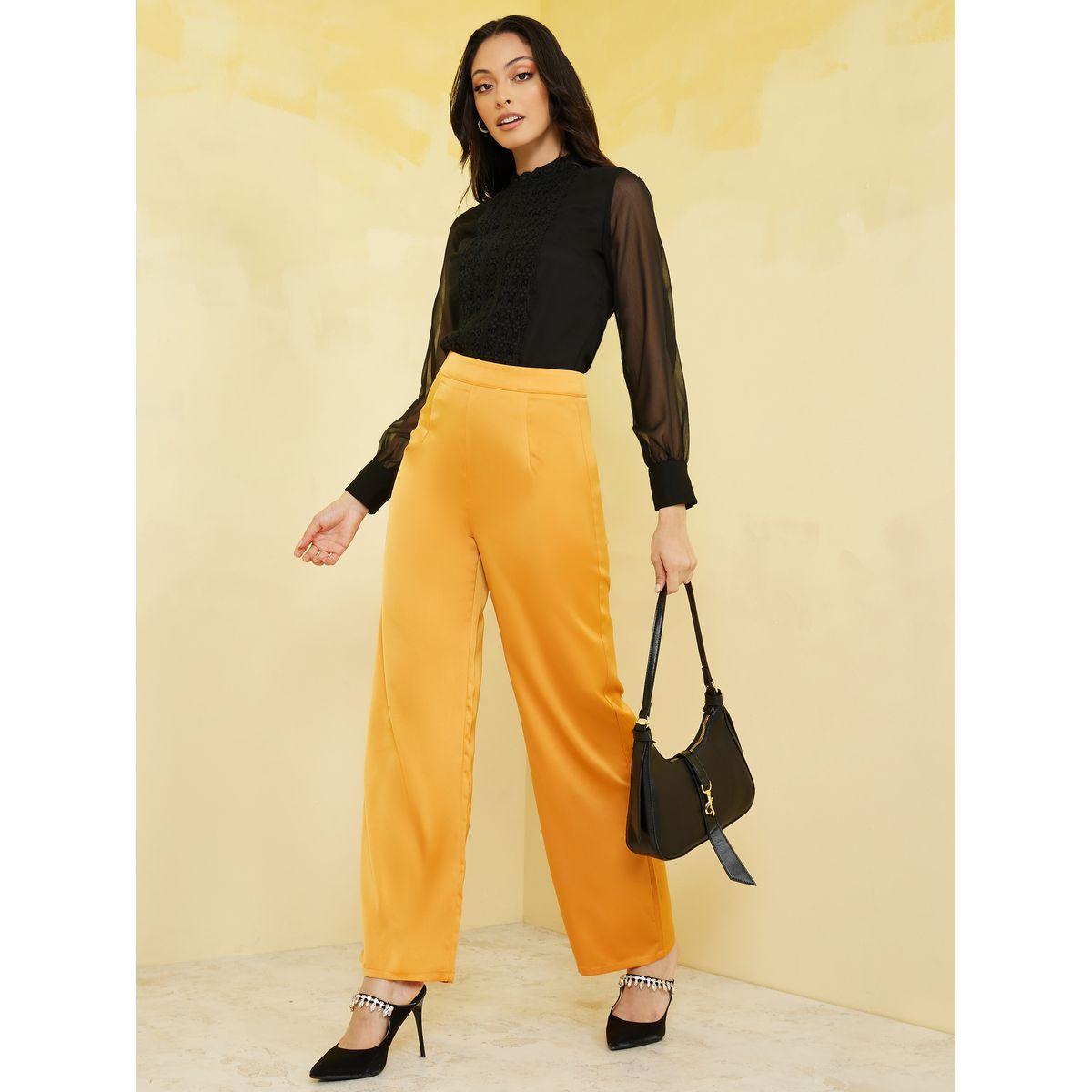 Styli High Neck Lace Front Panel Blouse -women-clothing-shirtsandblouses-blouses-image-2