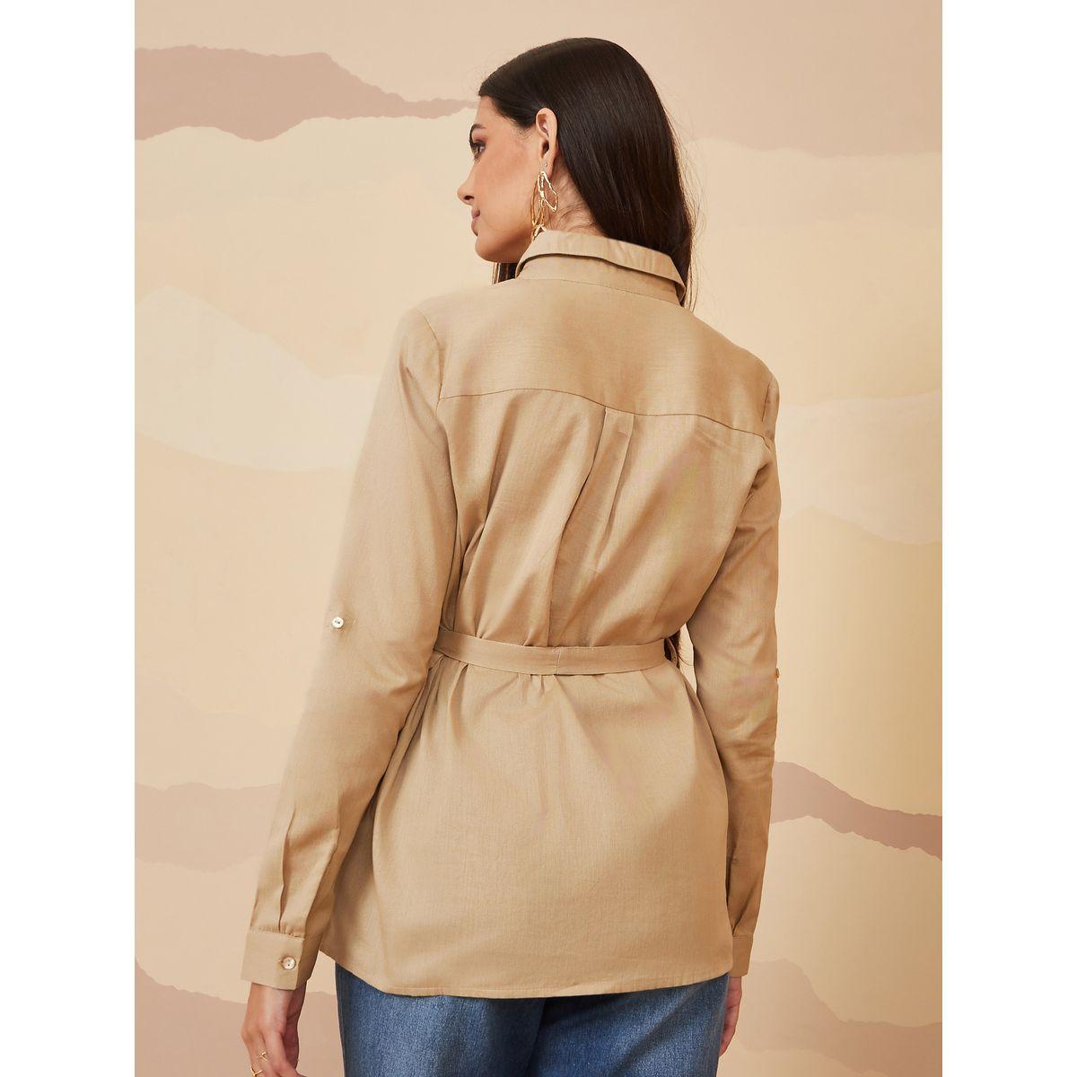 Styli Belted Linen Long Sleeves Shirt-women-clothing-shirtsandblouses-shirts-image-4