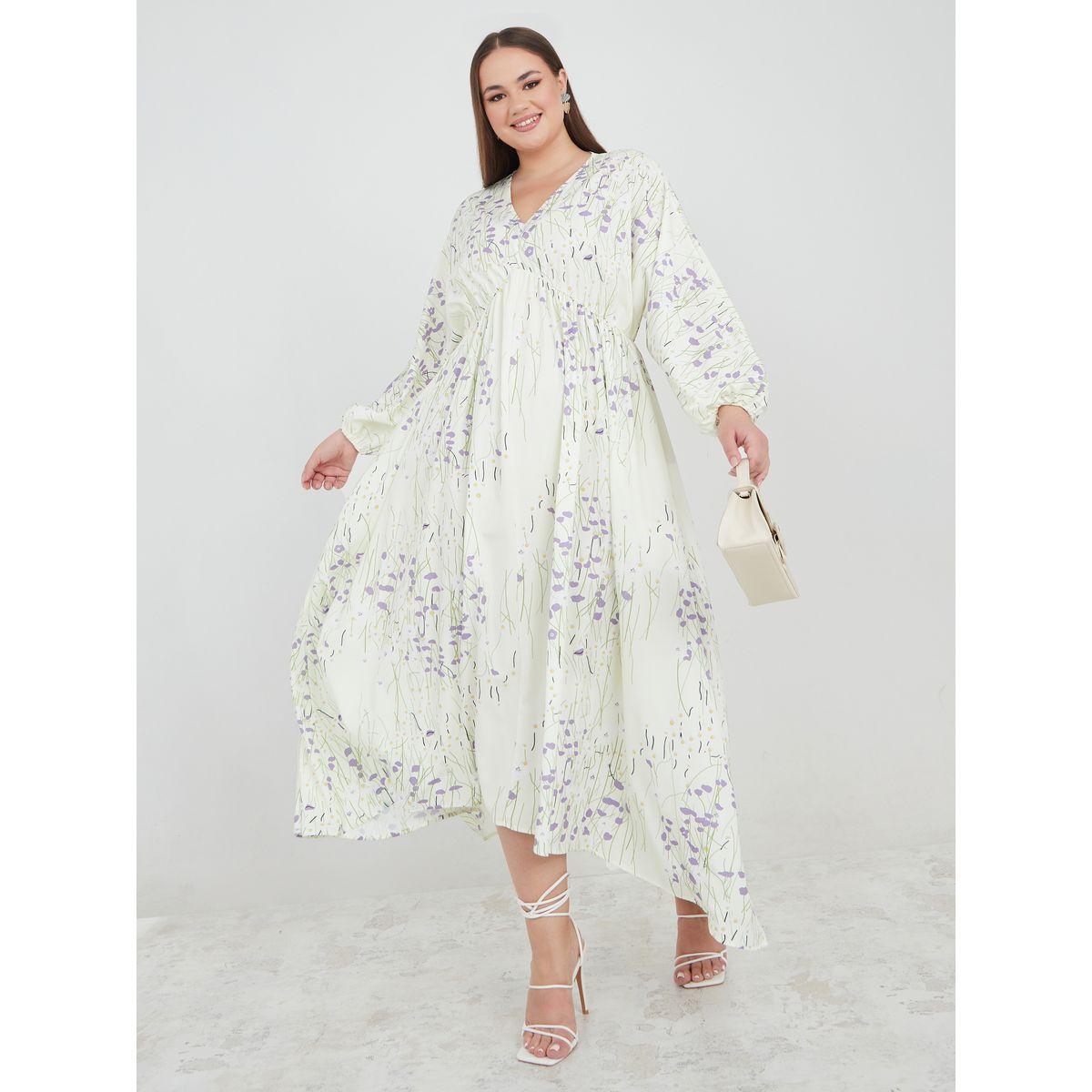 فستان طويل بحواف غير متماثلة الطول-women-clothing-dresses-image-1