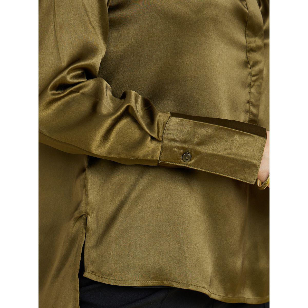 Styli Solid Satin Collared Blouse-women-clothing-shirtsandblouses-blouses-image-4