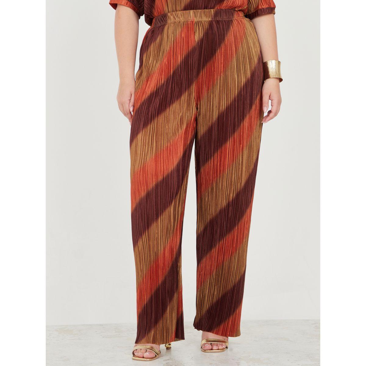 بنطال واسع بنمط كتل الالوان-women-clothing-bottoms-trousers-image-1